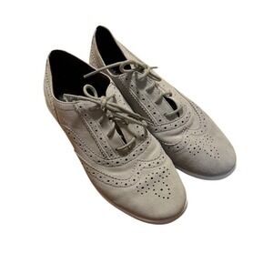 Cole Haan Zero Grand Signature Grey‎ Suede Wingtip Oxford Shoes Womens 8B